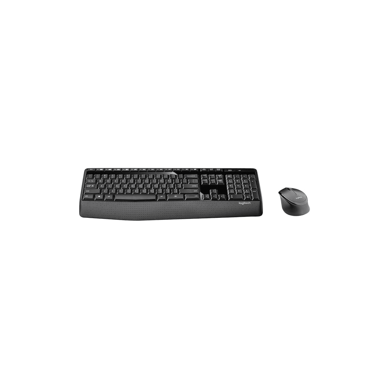 Logitech MK345 Wireless Combo Full-Sized Keyboard with Palm Rest and Comfortable Right-Handed Mouse, 2.4 GHz Wireless USB Receiver, Compatible with PC, laptop - Black